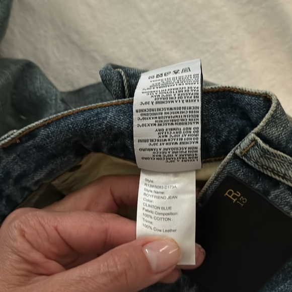 R13 Jean boyfriend style NWT never where it - Picture 4 of 7